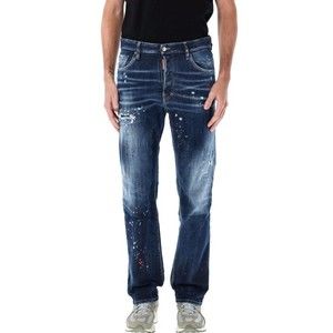 Dsquared2 Tailored Stretch Cotton Dark Blue Jeans - NWT